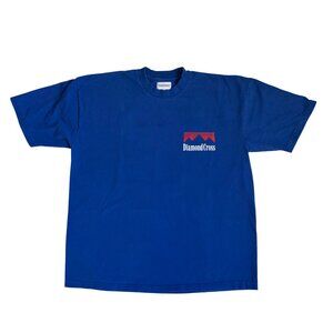 Diamond Cross Ranch Marlboro Man Cowboy T-Shirt (Blue) - Size XL